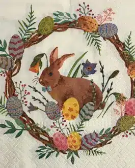 Servilletas conejo de pascua