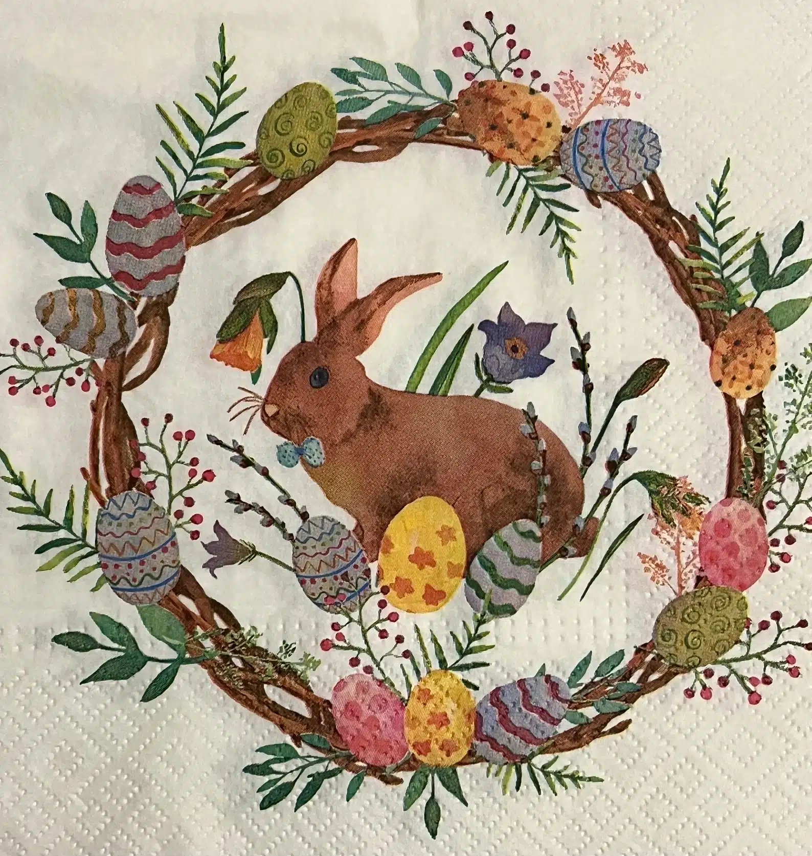 Servilletas conejo de pascua