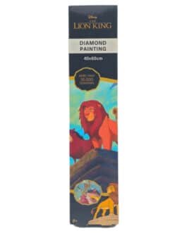 Pintura de diamantes el rey león