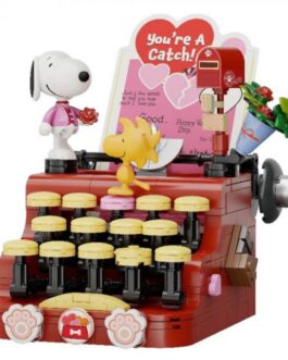 Máquina de escribir Snoopy bloques de construcción