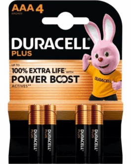 Pilas Duracell AAA4