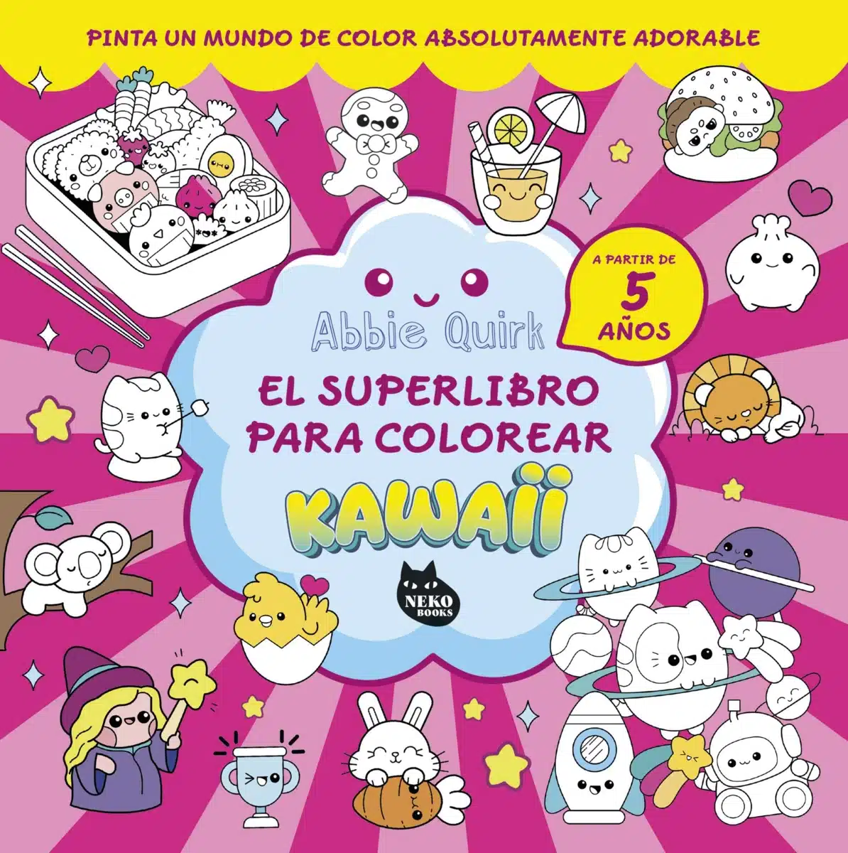 El súper libro de colorear kawaii - Imagen 3