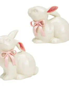Conejos decorativos coquette