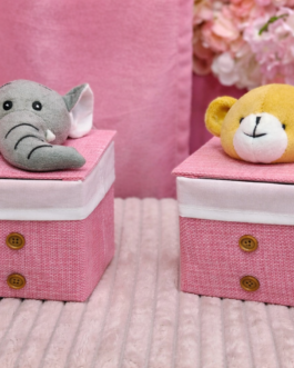 Cesta animales divertidos