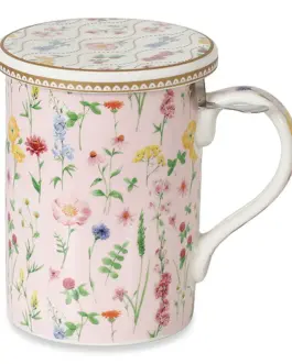 Taza con infusor flowers