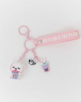 Llavero conejo bubble tea Mr wonderful