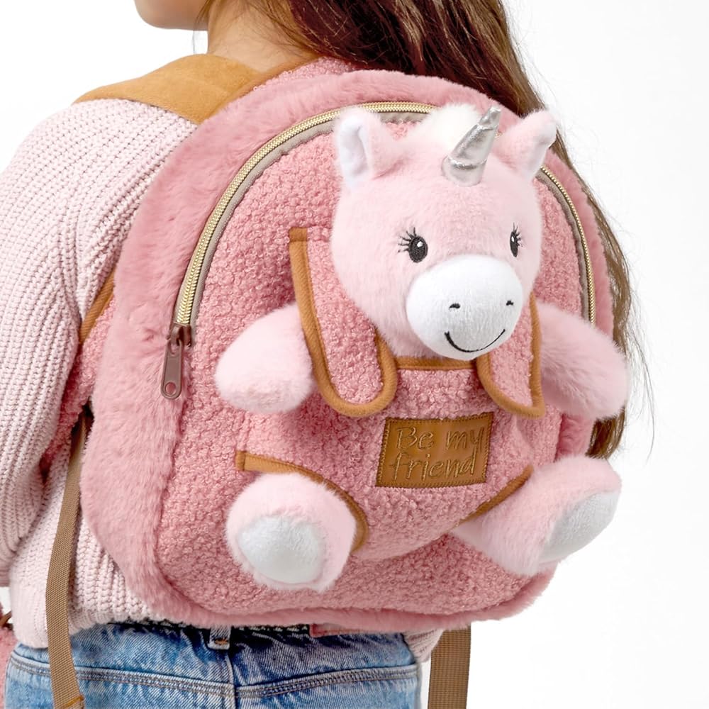 Mochila peluche con unicornio - Imagen 2