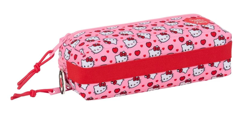 Estuche triple rectangular Hello Kitty - Imagen 3