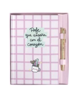 Cuaderno Profe que enseña con el corazón