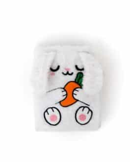 Cuaderno peluche conejo zanahoria