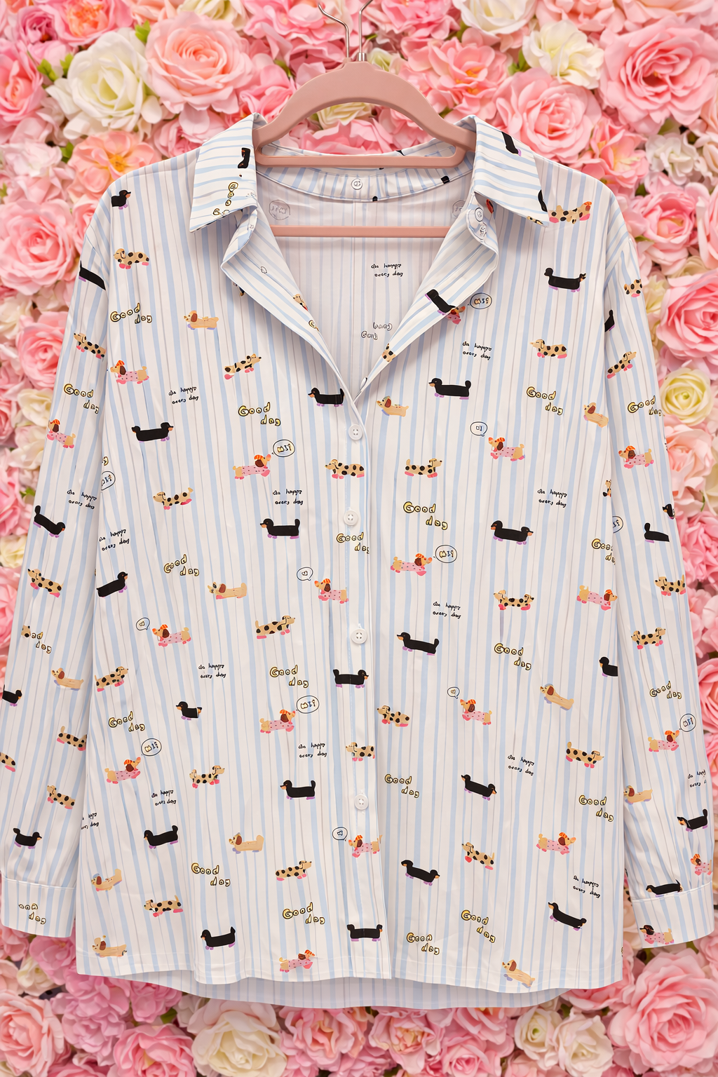 Camisa rayas perros - Imagen 2