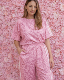 Chándal animal print rosa