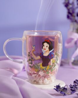 Taza flores secas Blancanieves