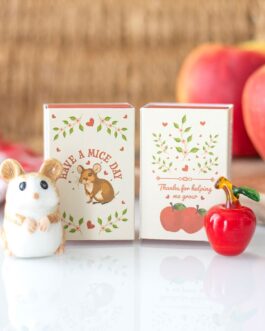 Manzana o ratón de cristal