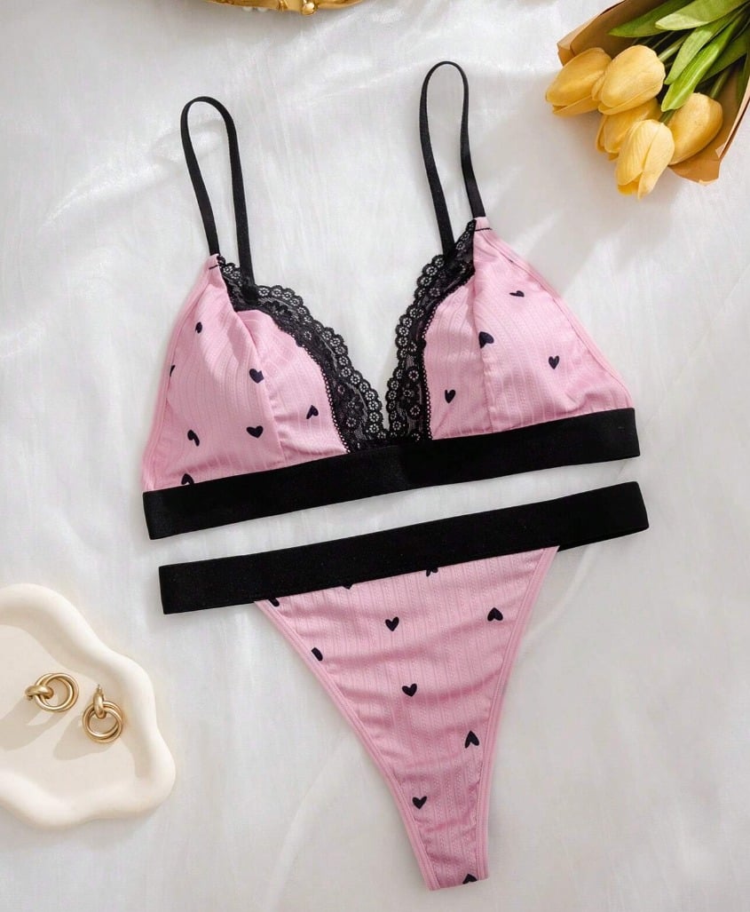 Conjunto lencero Sweet love