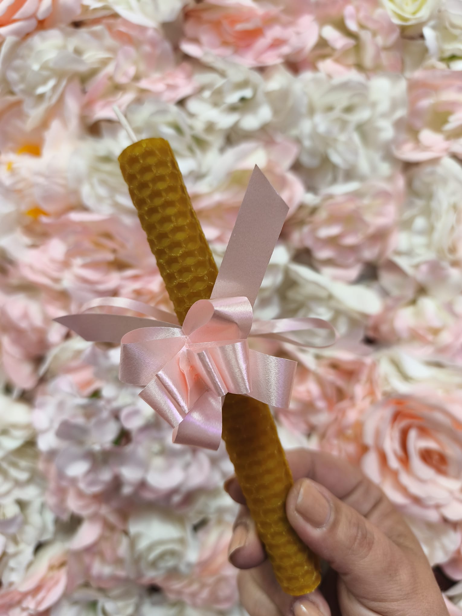 Vela de miel natural