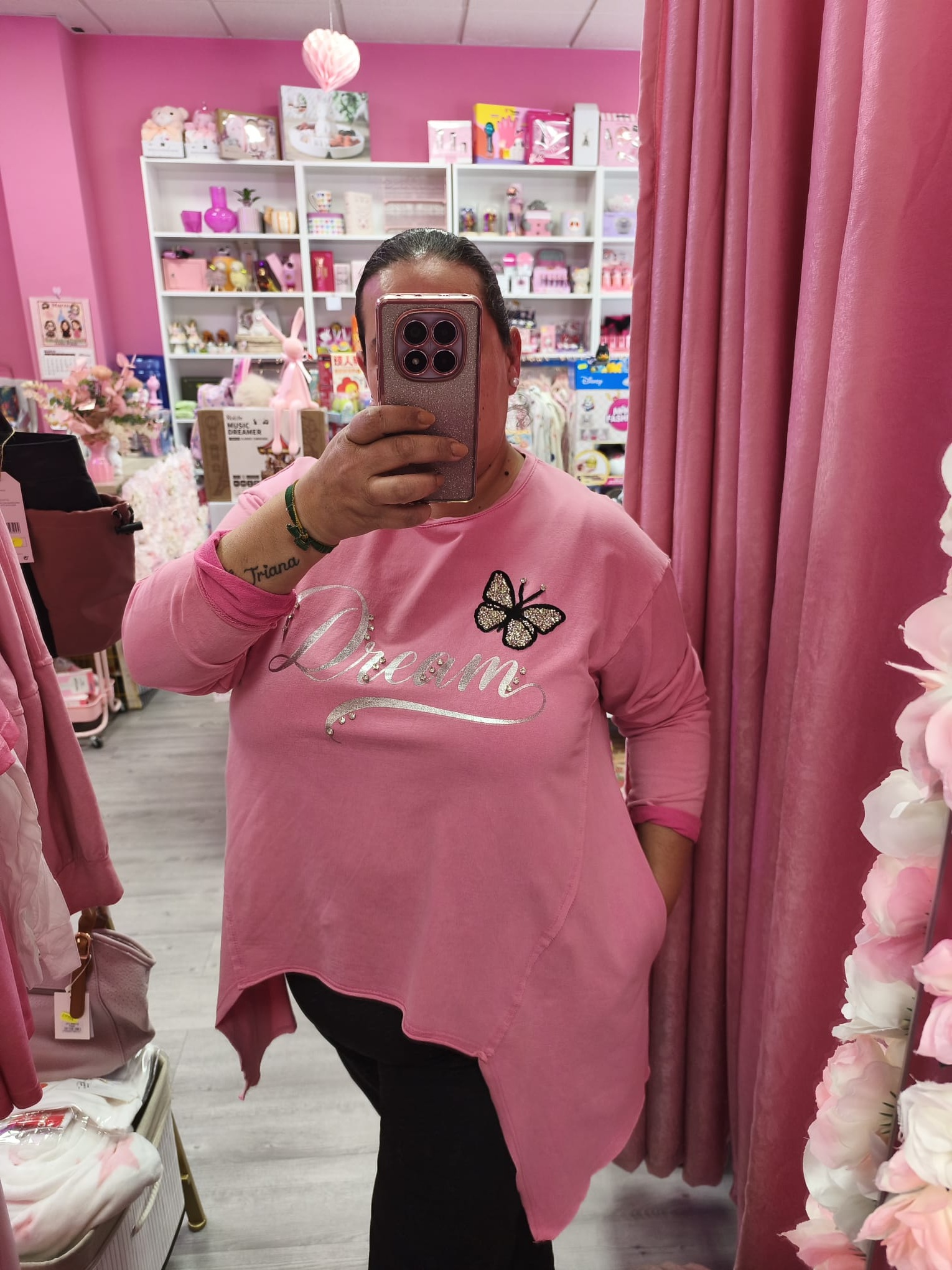 Camiseta curvy mariposa dream - Imagen 4