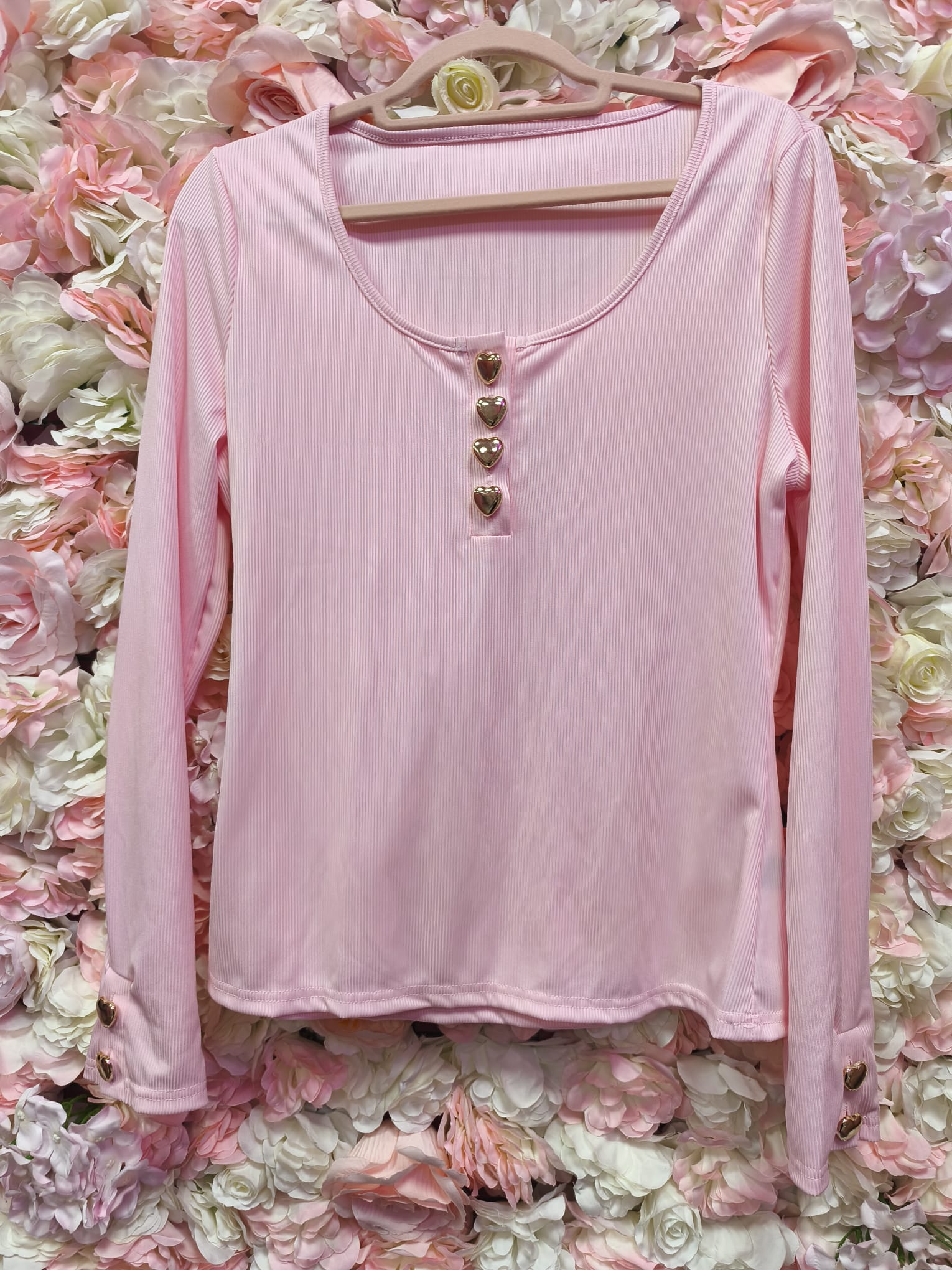 Camiseta licra corazones dorados - Imagen 4