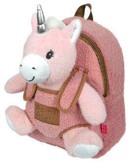 Mochila peluche con unicornio