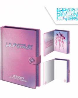 Libreta premium iridiscente K pop Demon Hunters