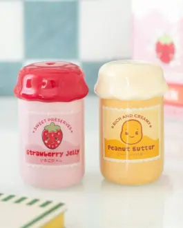 Salero y pimentero tarros mermelada