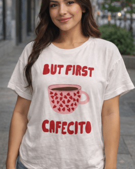 Camiseta But first cafecito