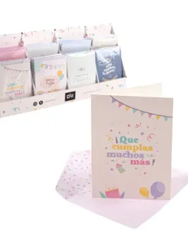 Tarjetas felicitación con sobre