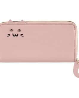 Billetero gato rosa