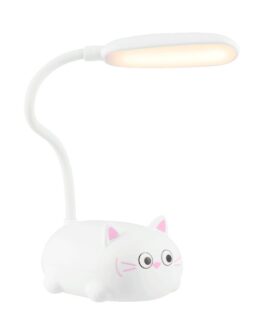 Lamparita led gatito blanco