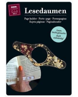 Sujeta páginas resina flores secas