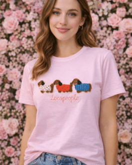 Camiseta perritos peluche