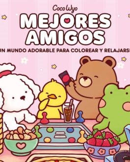 Libro colorear mejores amigos