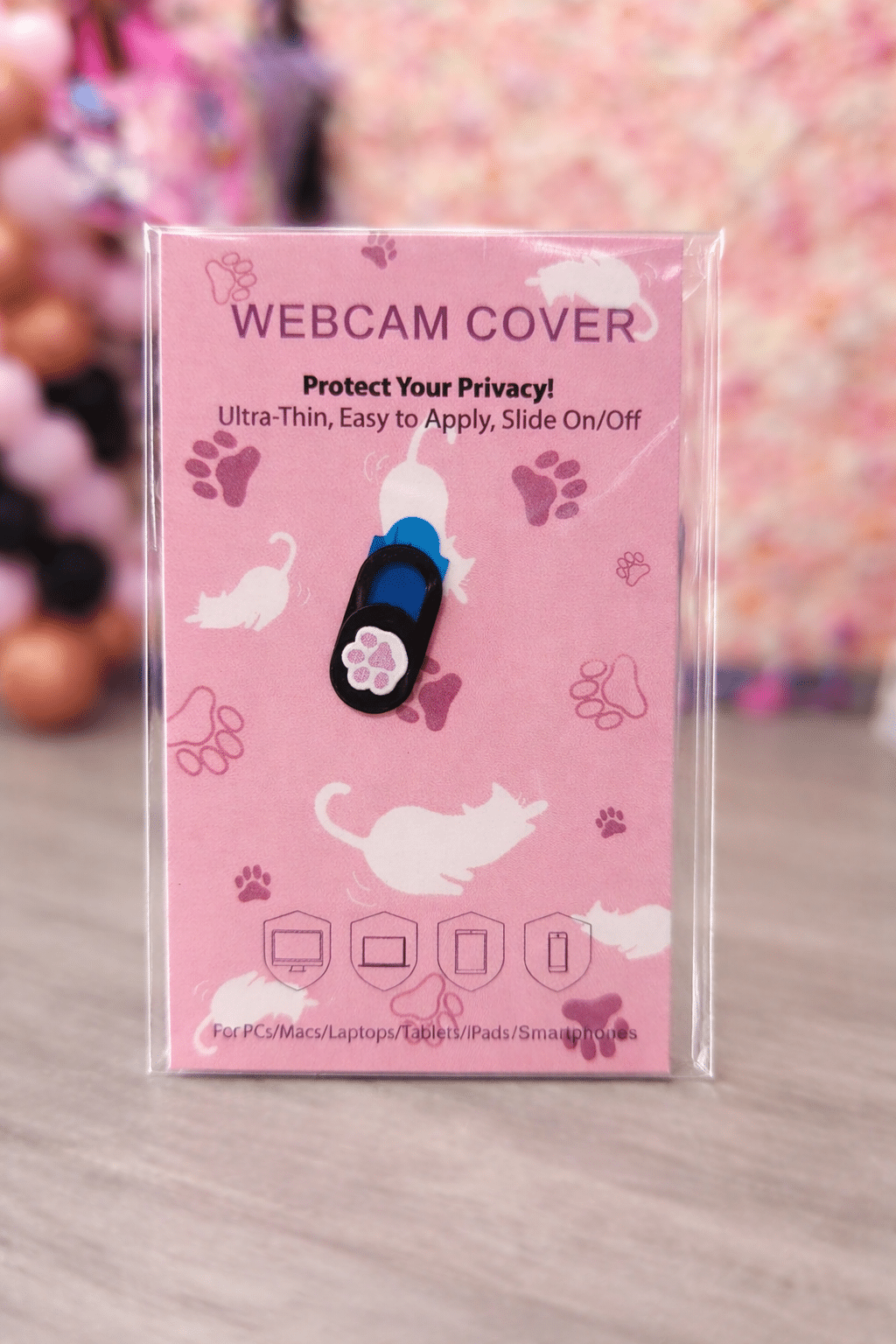 Tapalente huella rosa