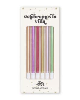 Set velas Celebremos la vida