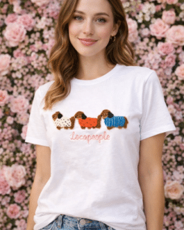 Camiseta perritos peluche