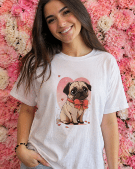 Camiseta perrito lazo