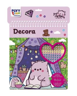 Libro decora con diamantes