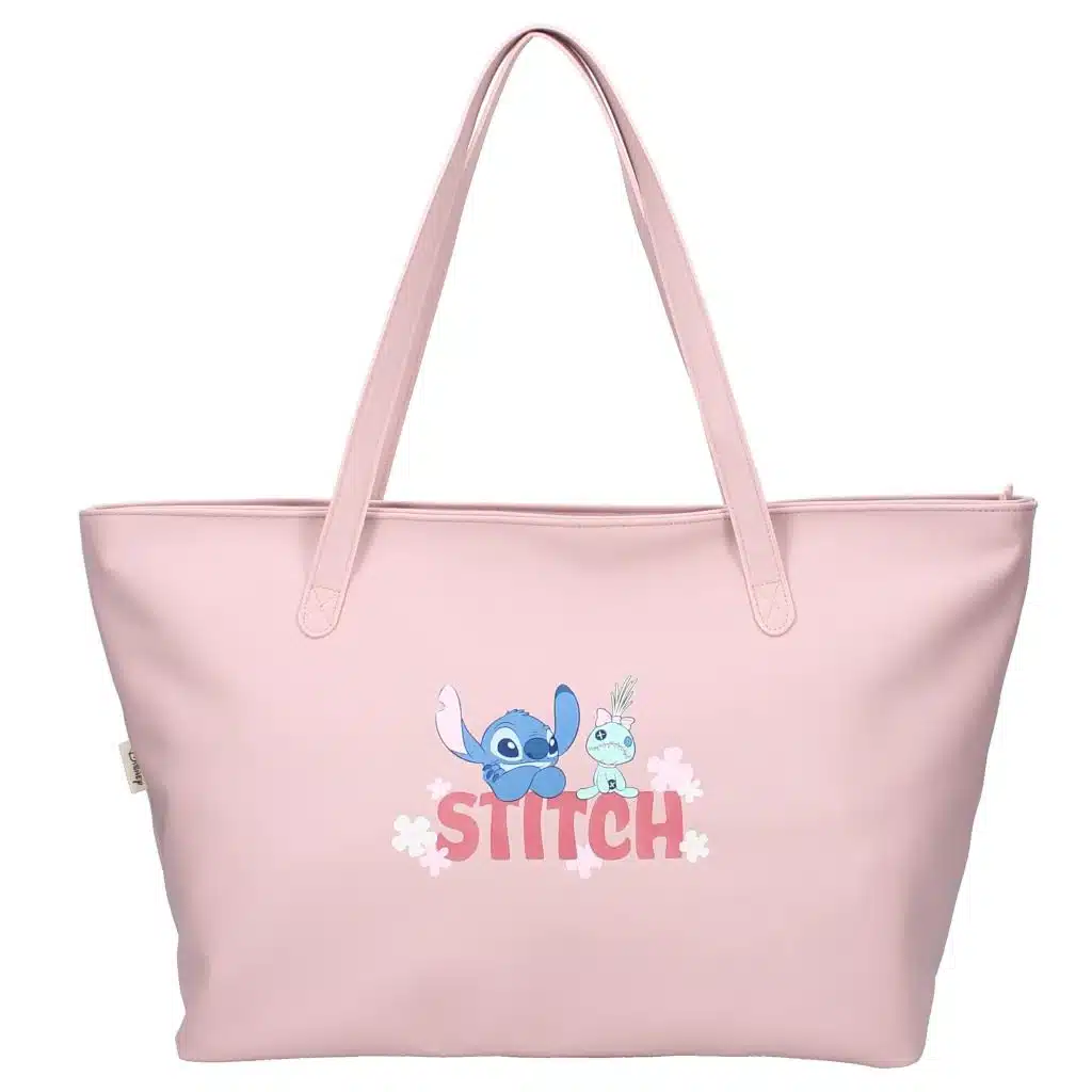 Bolso rosa grande Stitch