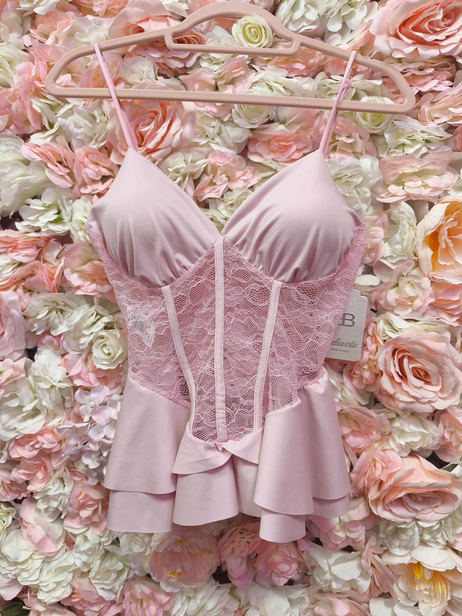 Corpiño rosa calado - Imagen 3