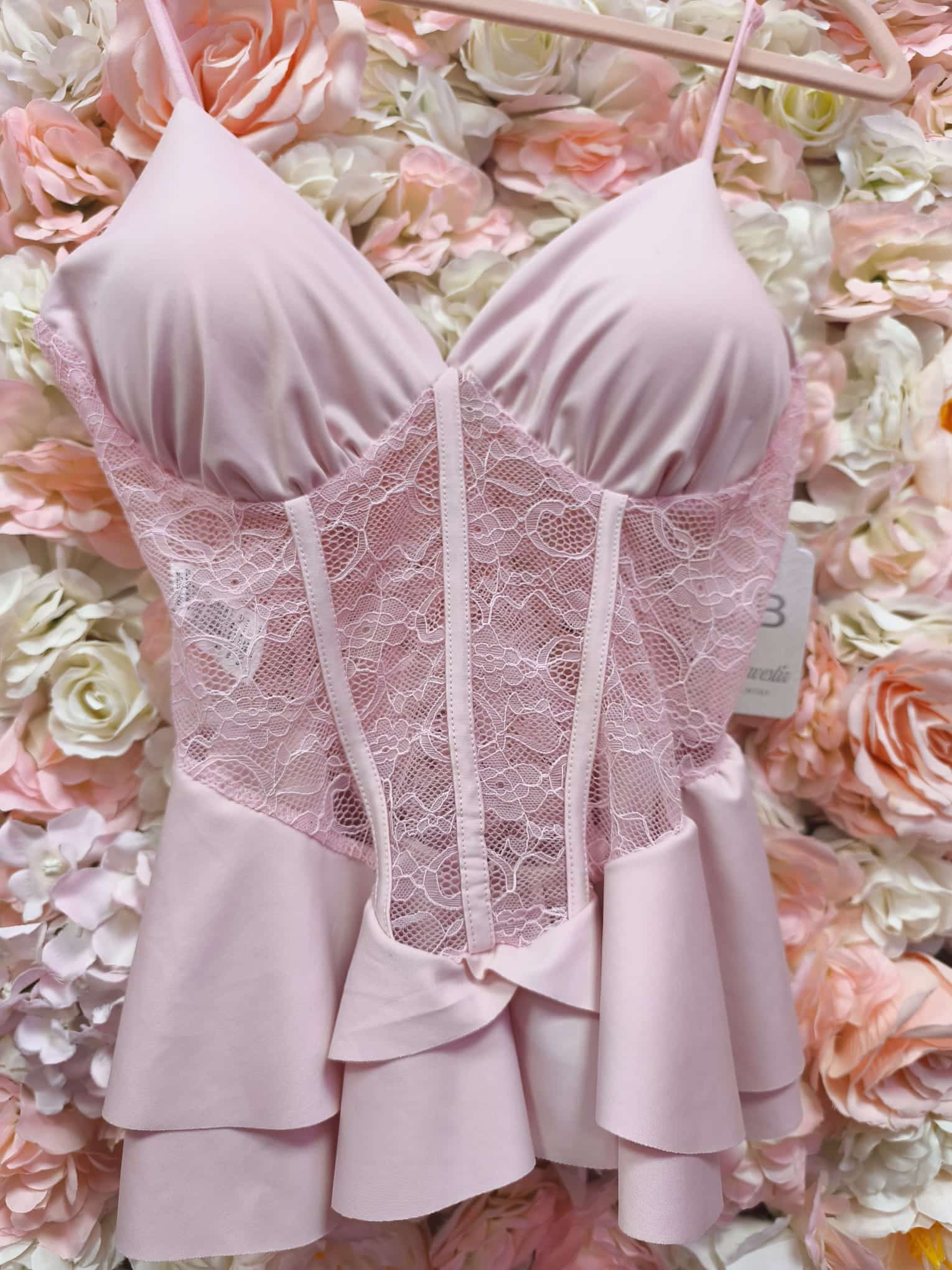 Corpiño rosa calado - Imagen 2