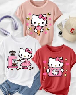Camisetas Hello Kitty surtidas