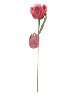 Tulipán de crochet