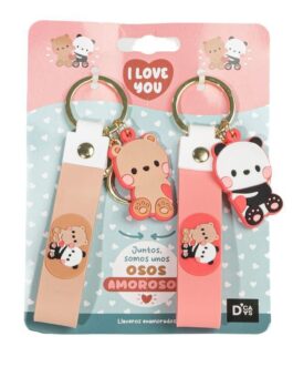 Pack llaveros ositos enamorados