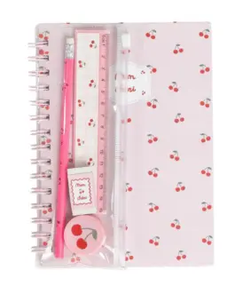 Pack papelería cerezas