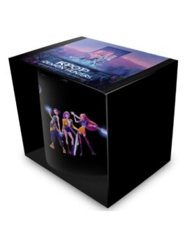 Taza negra K pop Demon Hunter