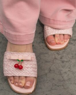 Sandalias cherry rosa