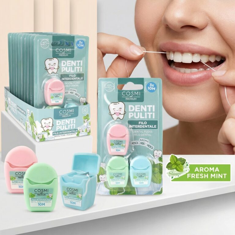 Pack 3 hilo dental mentol