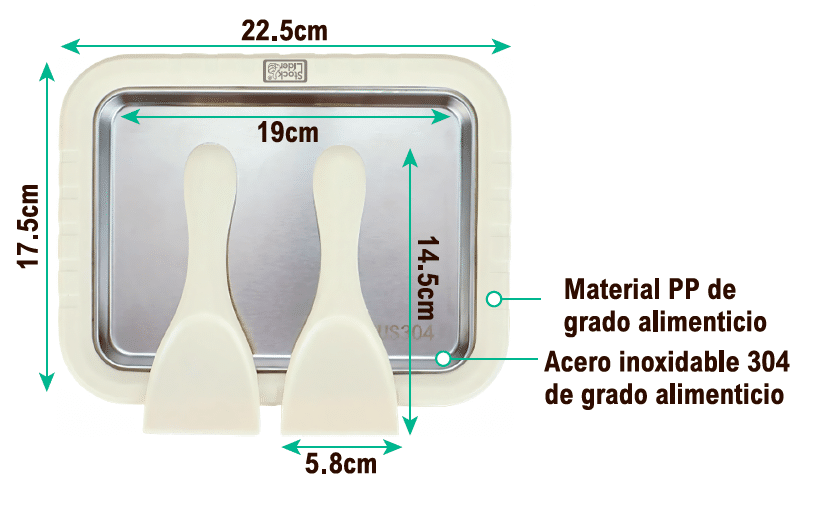 Plancha para helados - Imagen 4