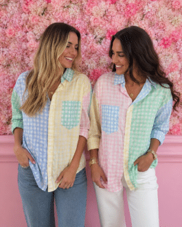 Camisas cuadros de colores