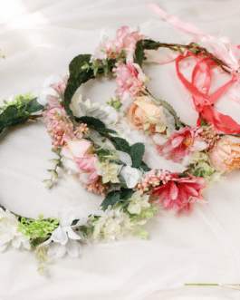 Diadema corona de flores